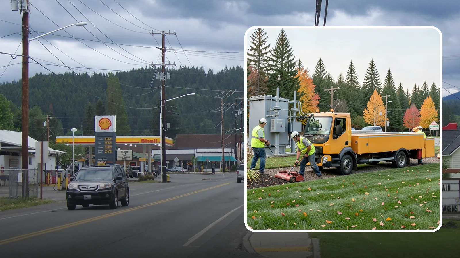 Substation Grounds Maintenance in Granite Falls, Snohomish County, WA - Vegetation and grounds maintenance at electrical substations for safety, clearance, and reliability.
