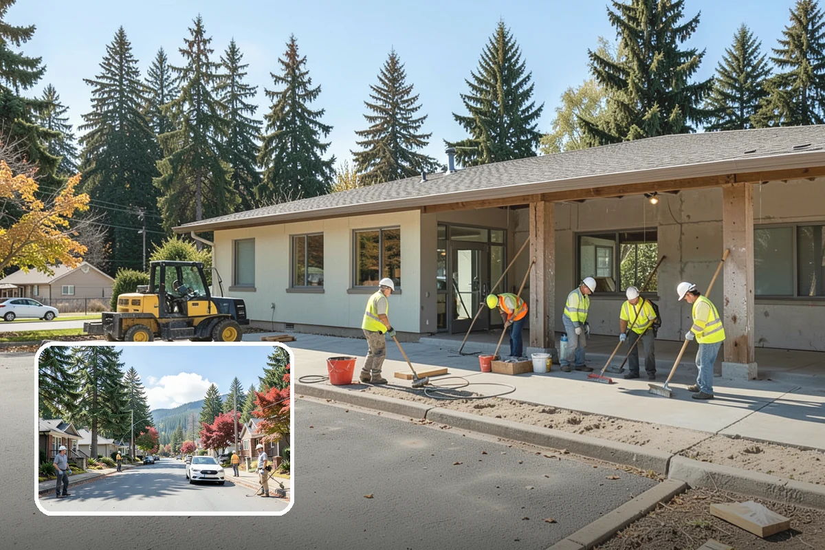 Substation Grounds Maintenance in Hunts Point, King County, WA - Maintains required clearances around energized equipment