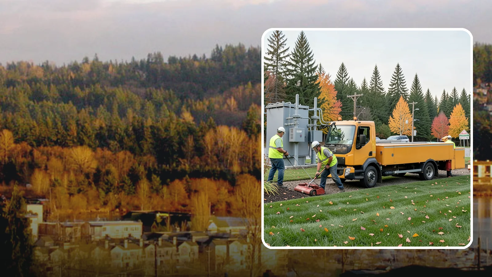 Substation Grounds Maintenance in Kenmore, King County, WA - Vegetation and grounds maintenance at electrical substations for safety, clearance, and reliability.