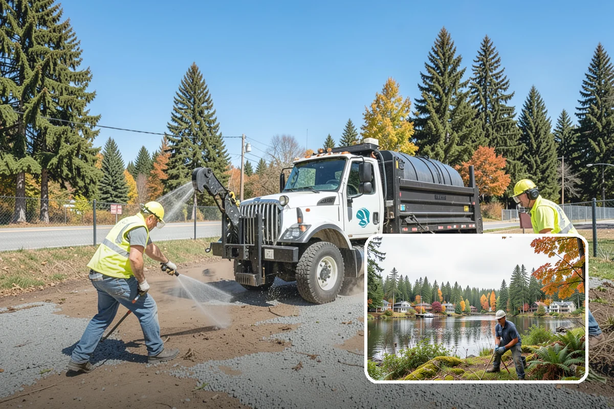 Substation Grounds Maintenance in La Conner, Skagit County, WA - Maintains required clearances around energized equipment