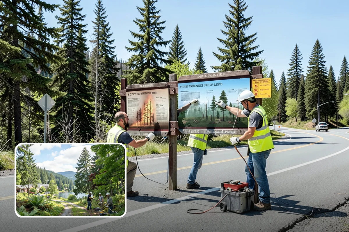 Substation Grounds Maintenance in Lake Forest Park, King County, WA - Maintains required clearances around energized equipment