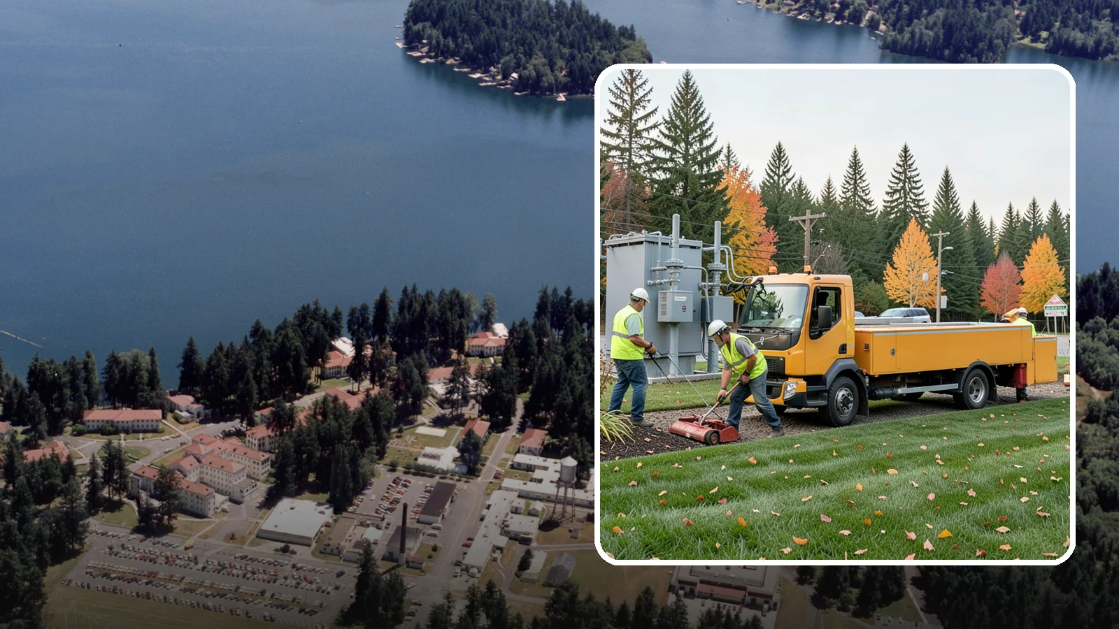Substation Grounds Maintenance in Lakewood, Pierce County, WA - Vegetation and grounds maintenance at electrical substations for safety, clearance, and reliability.
