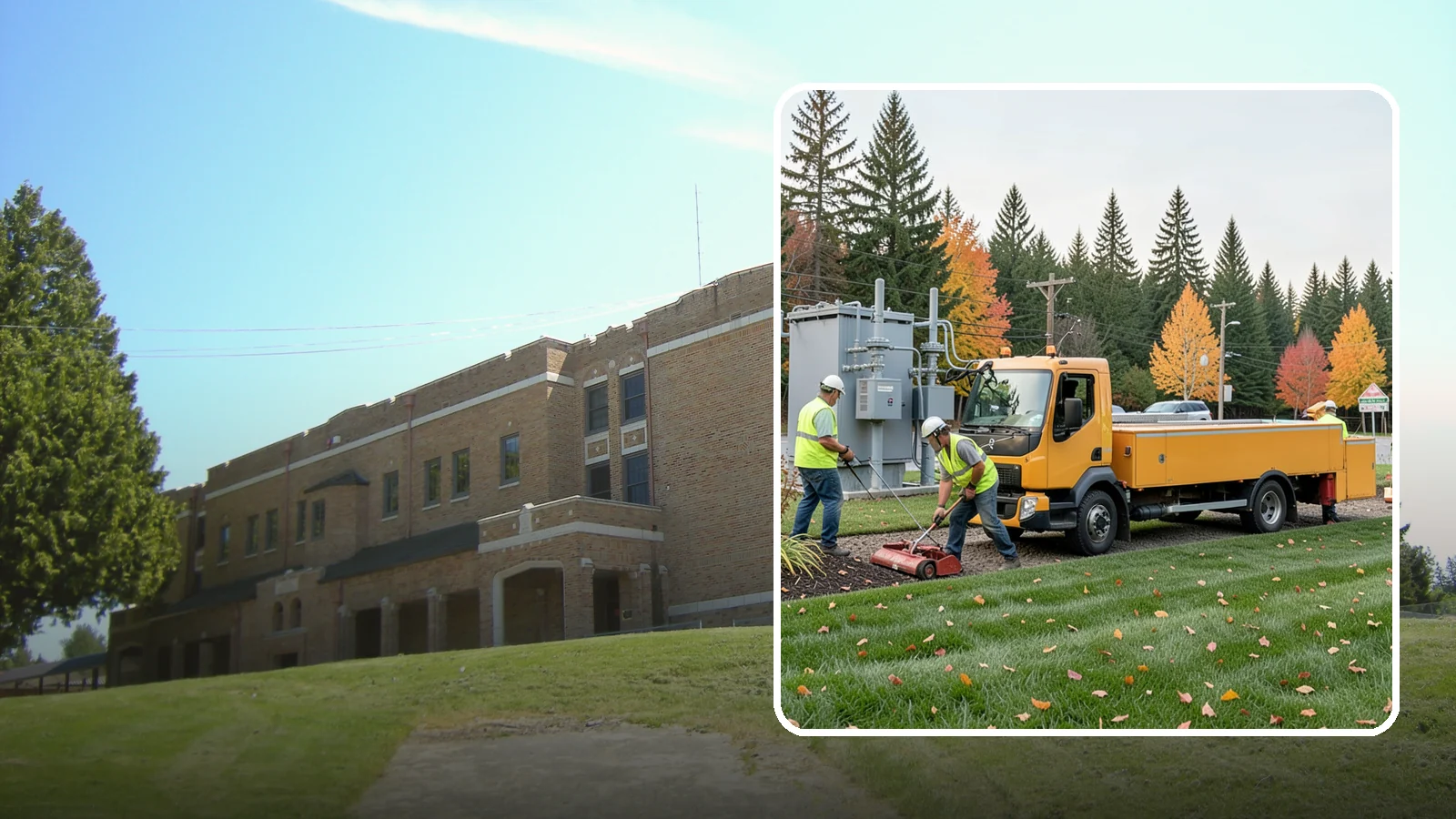 Substation Grounds Maintenance in Maple Valley, King County, WA - Vegetation and grounds maintenance at electrical substations for safety, clearance, and reliability.
