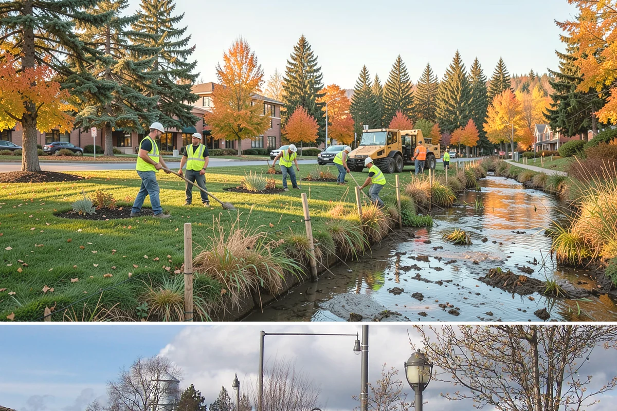 Substation Grounds Maintenance in Marysville, Snohomish County, WA - Vegetation control is concentrated in the growing season, with yard and perimeter upkeep maintained year-round.