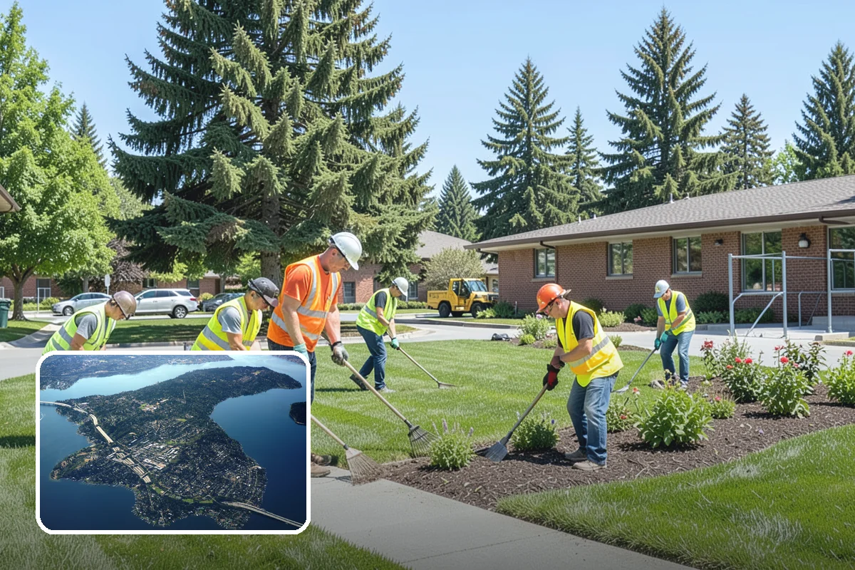Substation Grounds Maintenance in Mercer Island, King County, WA - Maintains required clearances around energized equipment