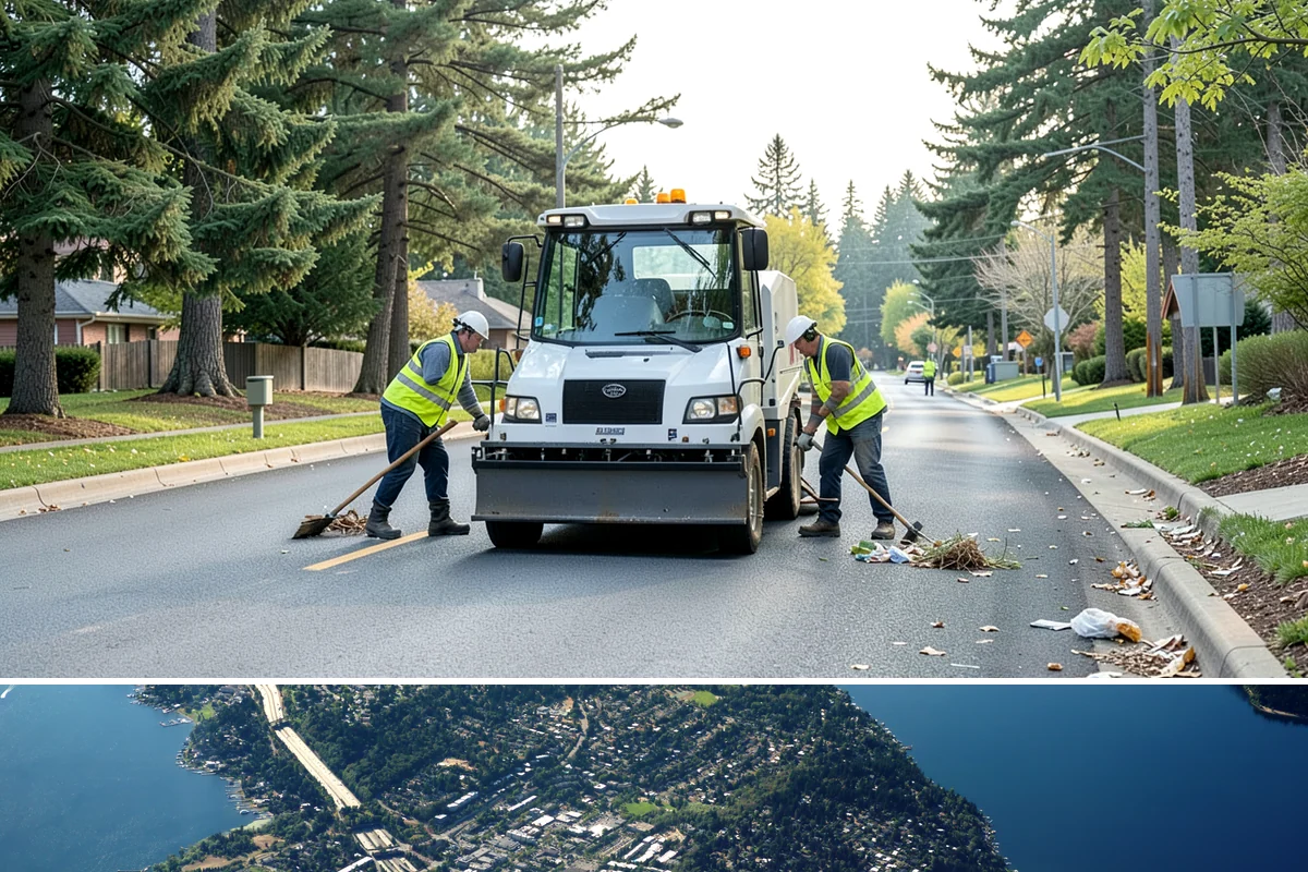 Substation Grounds Maintenance in Mercer Island, King County, WA - Vegetation control is concentrated in the growing season, with yard and perimeter upkeep maintained year-round.