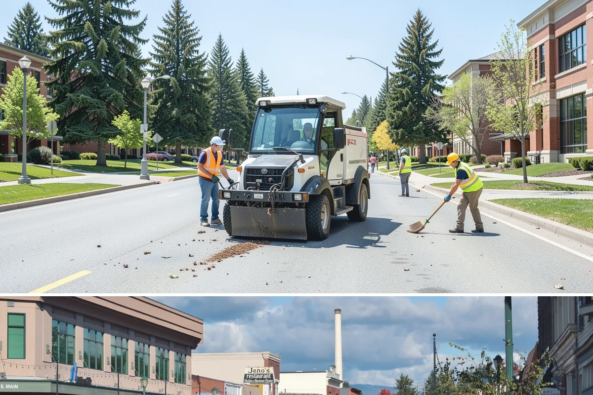 Substation Grounds Maintenance in Monroe, Snohomish County, WA - Vegetation control is concentrated in the growing season, with yard and perimeter upkeep maintained year-round.