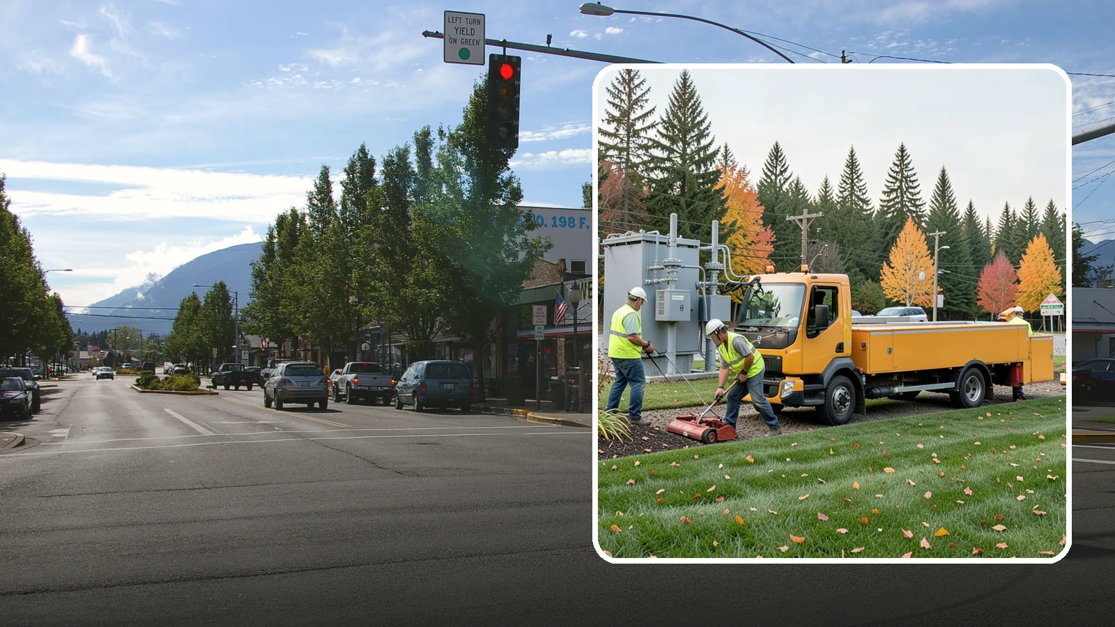 Substation Grounds Maintenance in North Bend, King County, WA - Vegetation and grounds maintenance at electrical substations for safety, clearance, and reliability.