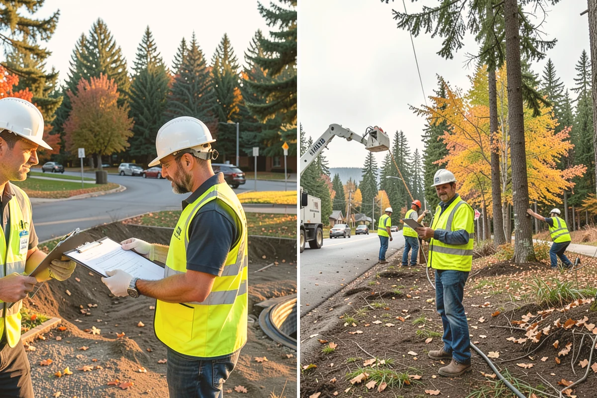 Substation Grounds Maintenance in Orting, Pierce County, WA - Confirm clearance requirements and safety rules with the utility