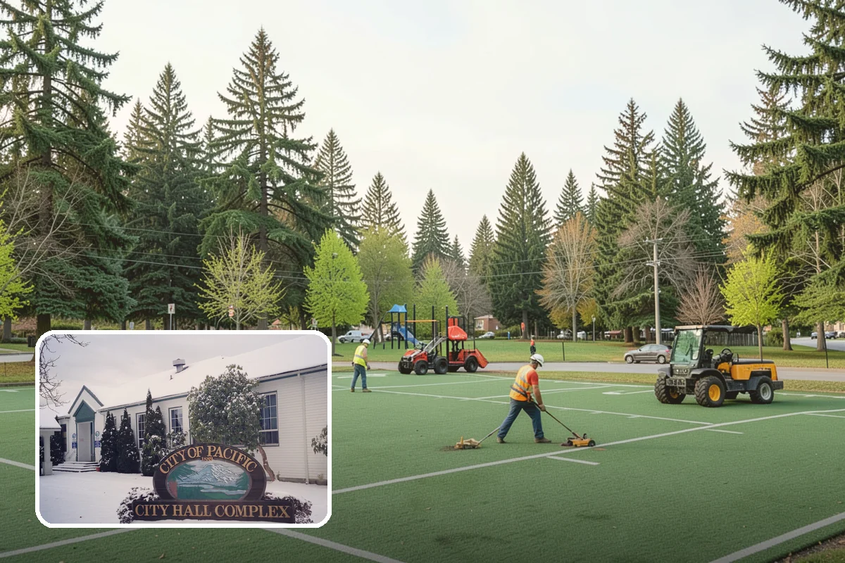 Substation Grounds Maintenance in Pacific, King County, WA - Maintains required clearances around energized equipment
