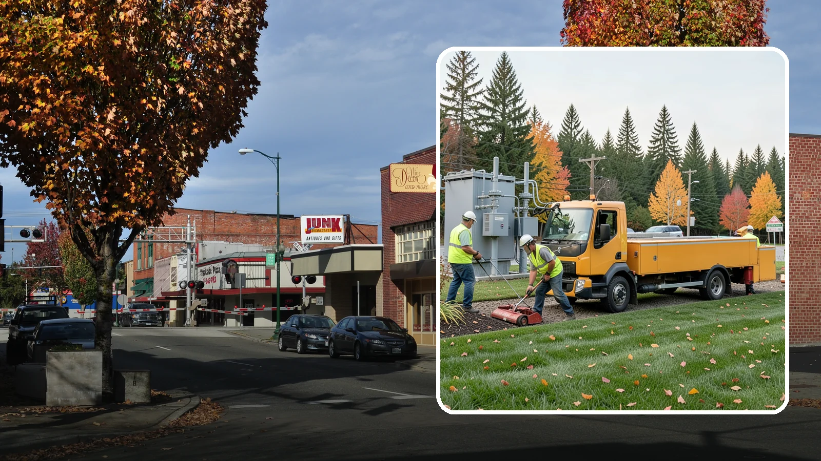 Substation Grounds Maintenance in Puyallup, Pierce County, WA - Vegetation and grounds maintenance at electrical substations for safety, clearance, and reliability.