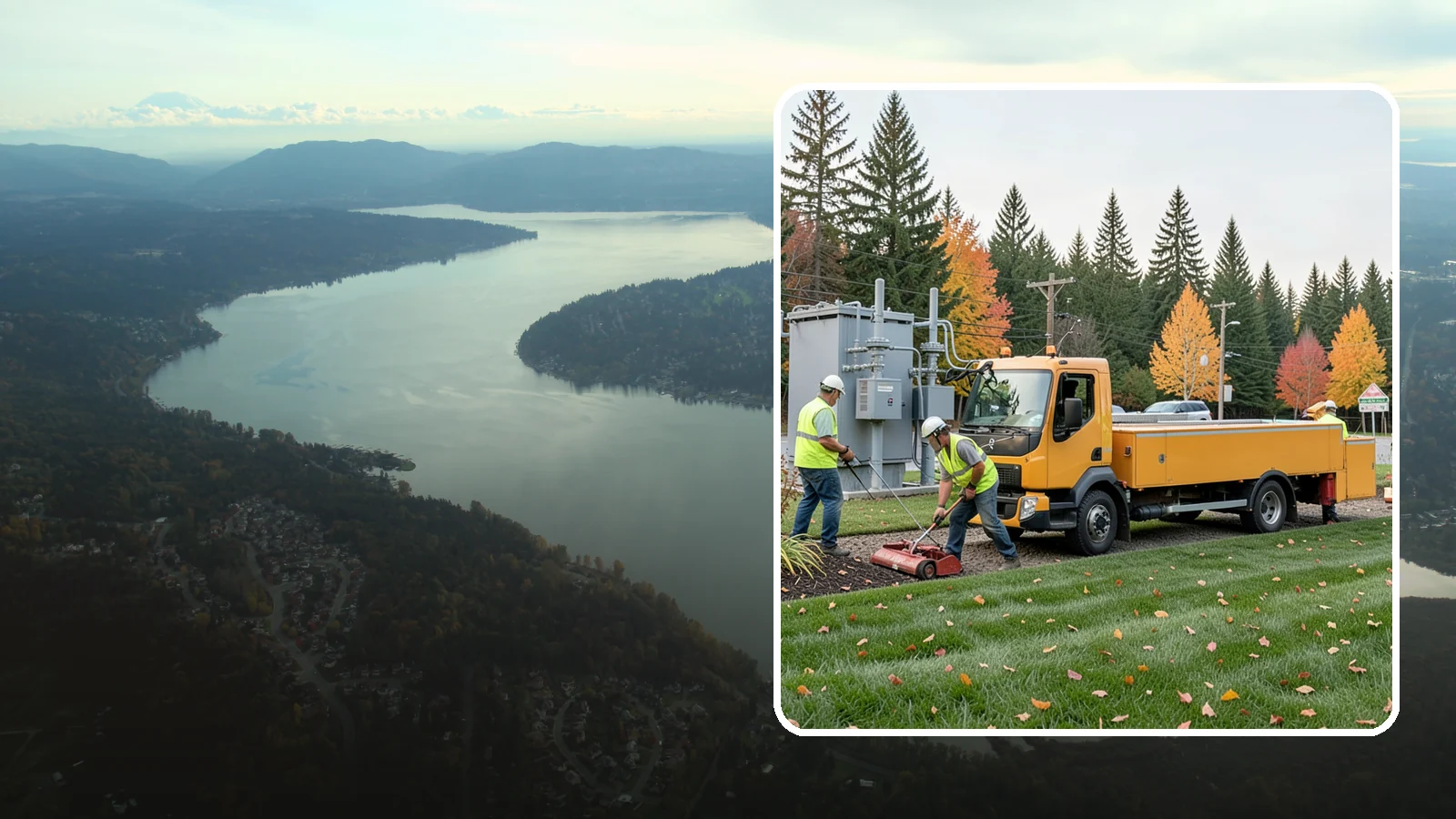 Substation Grounds Maintenance in Sammamish, King County, WA - Vegetation and grounds maintenance at electrical substations for safety, clearance, and reliability.