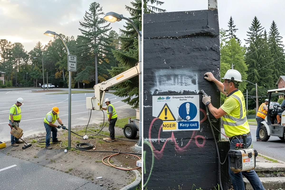 Substation Grounds Maintenance in Seattle, King County, WA - Confirm clearance requirements and safety rules with the utility