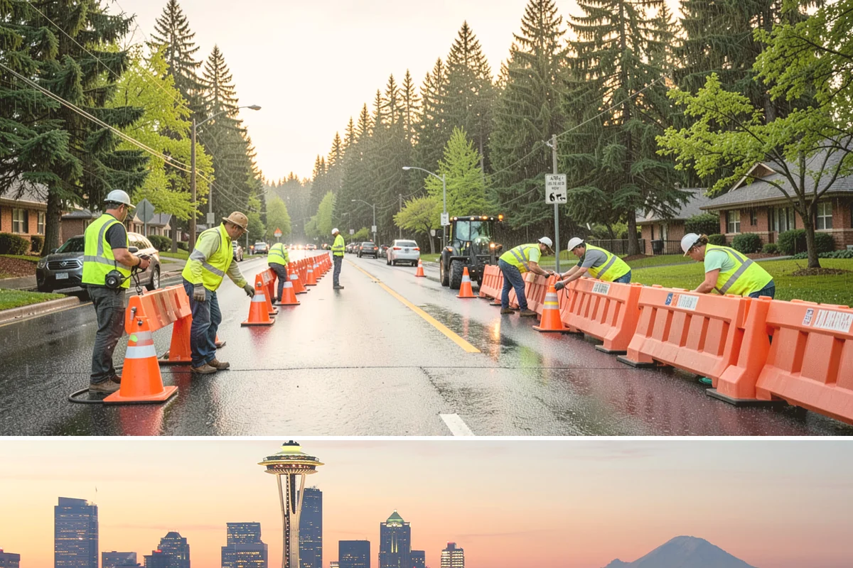 Substation Grounds Maintenance in Seattle, King County, WA - Vegetation control is concentrated in the growing season, with yard and perimeter upkeep maintained year-round.