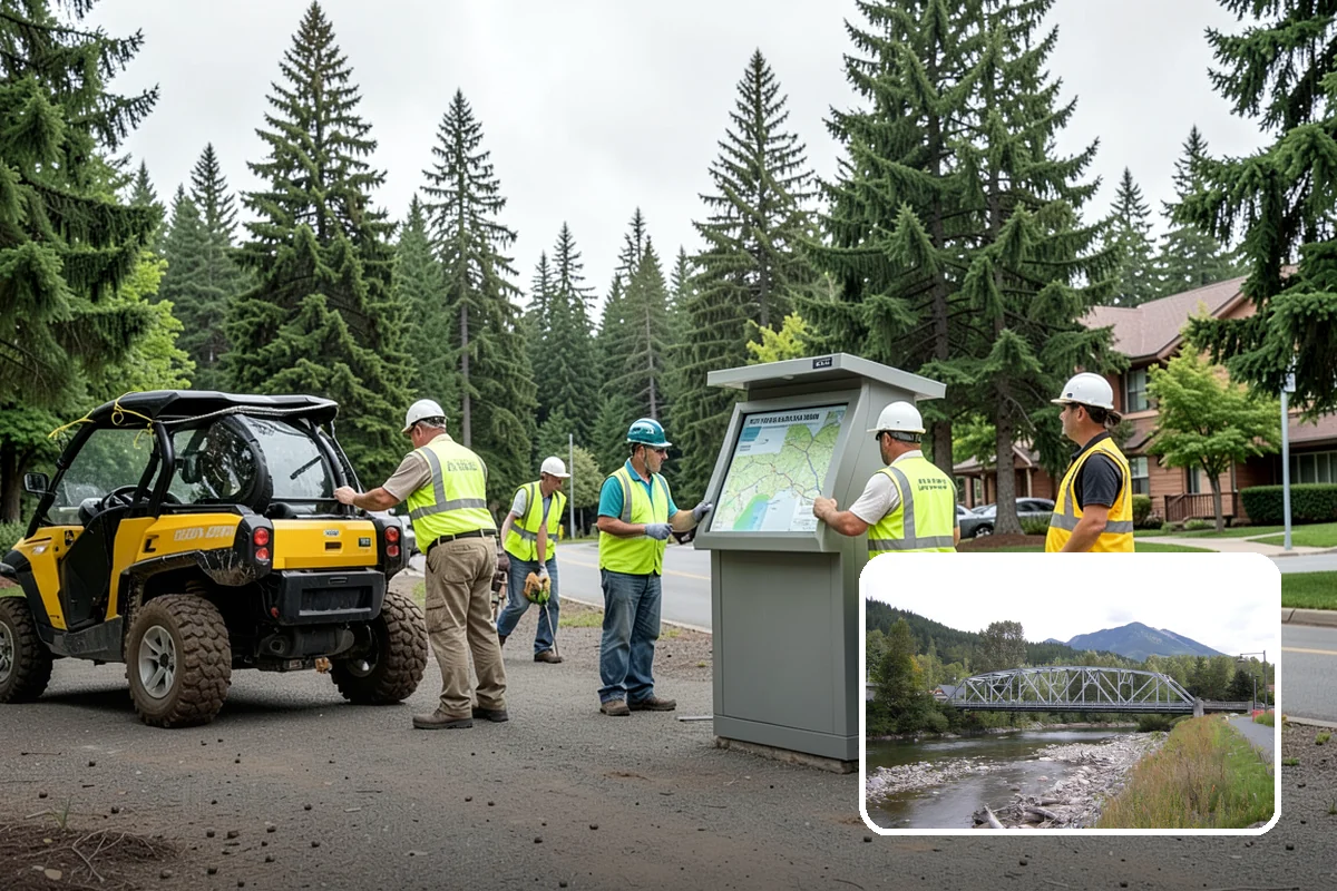 Substation Grounds Maintenance in Skykomish, King County, WA - Maintains required clearances around energized equipment