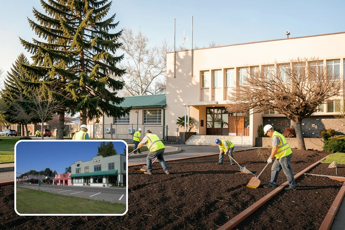 Substation Grounds Maintenance in Snoqualmie, King County, WA - Maintains required clearances around energized equipment