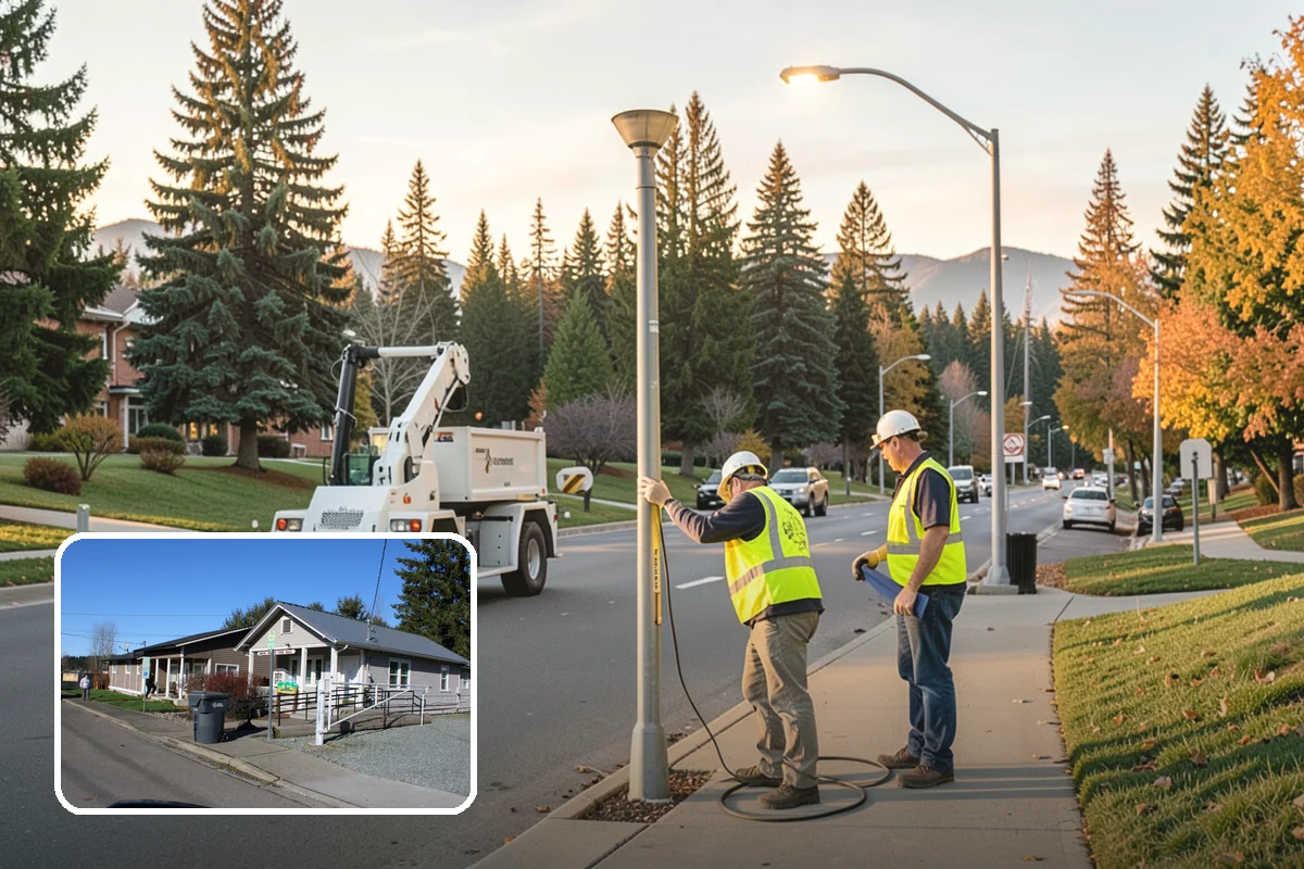 Substation Grounds Maintenance in South Prairie, Pierce County, WA - Maintains required clearances around energized equipment
