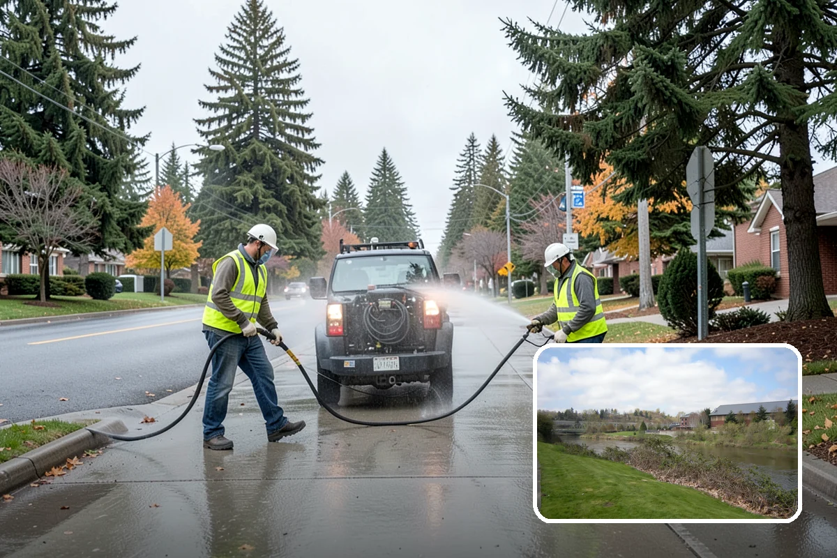 Substation Grounds Maintenance in Tukwila, King County, WA - Maintains required clearances around energized equipment