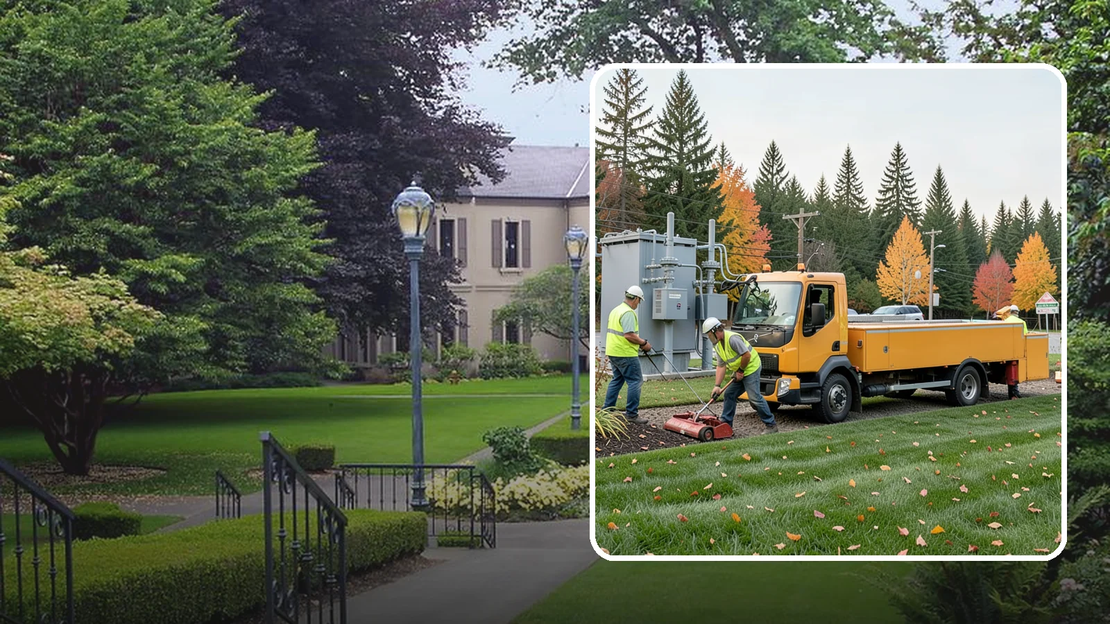Substation Grounds Maintenance in Woodinville, King County, WA - Vegetation and grounds maintenance at electrical substations for safety, clearance, and reliability.