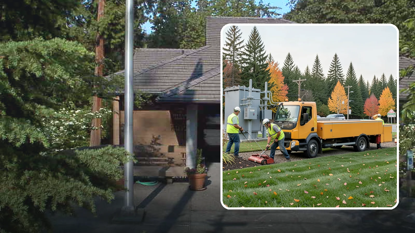 Substation Grounds Maintenance in Yarrow Point, King County, WA - Vegetation and grounds maintenance at electrical substations for safety, clearance, and reliability.
