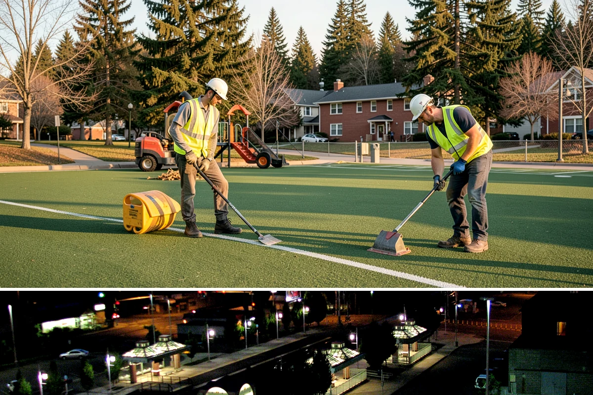 Swale Maintenance in Auburn, King County, WA - Swale maintenance is cycled through the growing season, with a fall service to ensure treatment and conveyance are optimal for...
