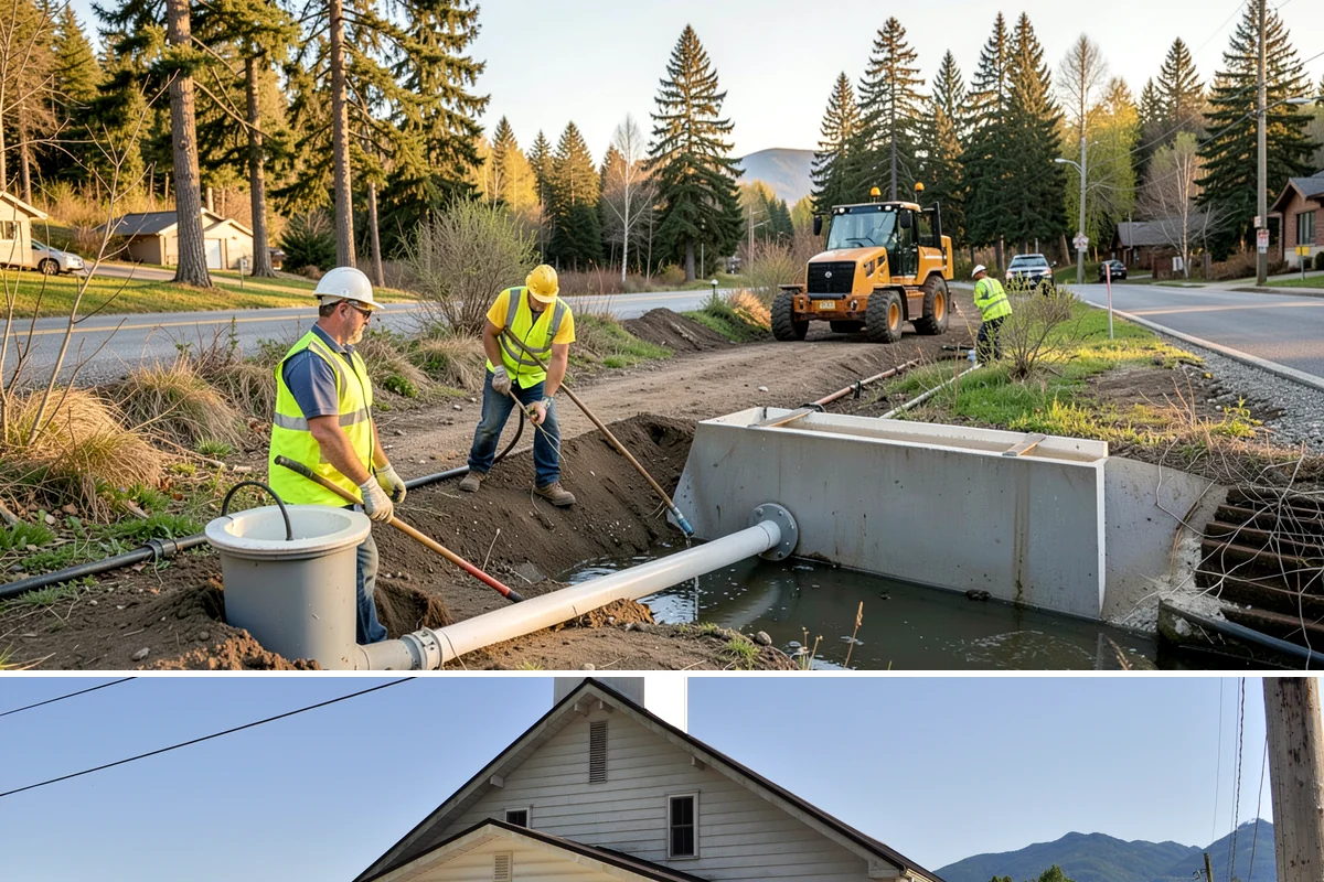 Swale Maintenance in Concrete, Skagit County, WA - Swale maintenance is cycled through the growing season, with a fall service to ensure treatment and conveyance are optimal for...