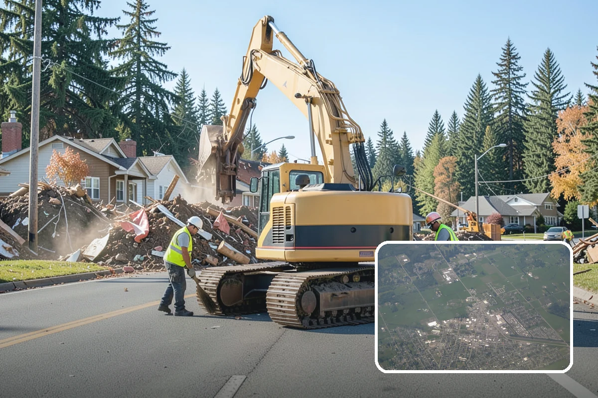 Swale Maintenance in Enumclaw, King County, WA - Preserves the treatment credit these facilities provide