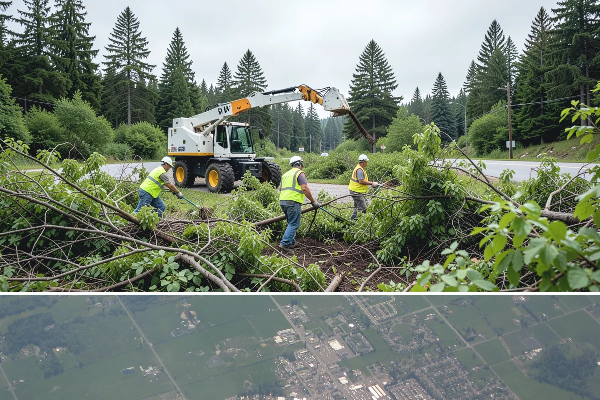 Swale Maintenance in Enumclaw, King County, WA - Swale maintenance is cycled through the growing season, with a fall service to ensure treatment and conveyance are optimal for...