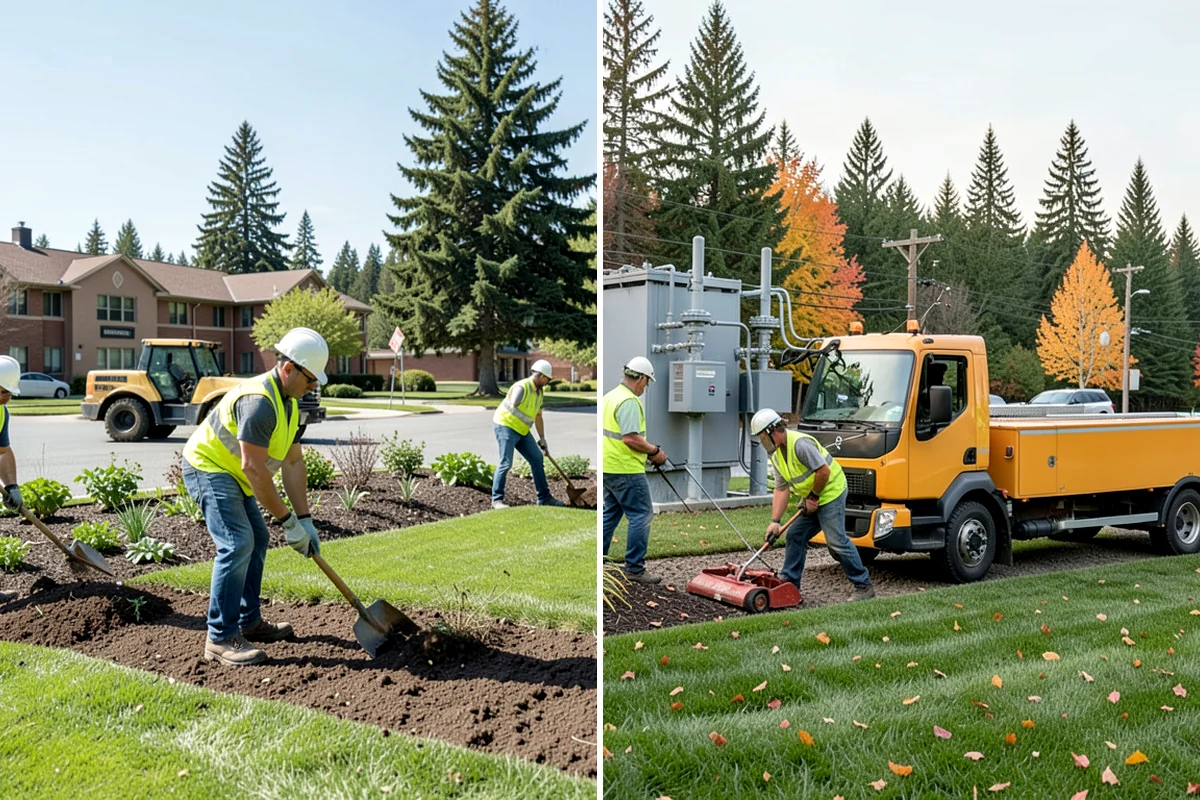 Swale Maintenance in Everett, Snohomish County, WA - Inspect the swale for sediment, erosion, and vegetation condition