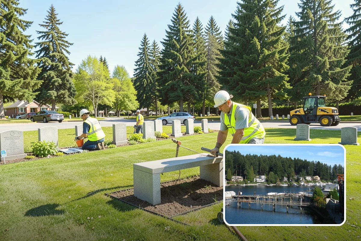 Swale Maintenance in Gig Harbor, Pierce County, WA - Preserves the treatment credit these facilities provide