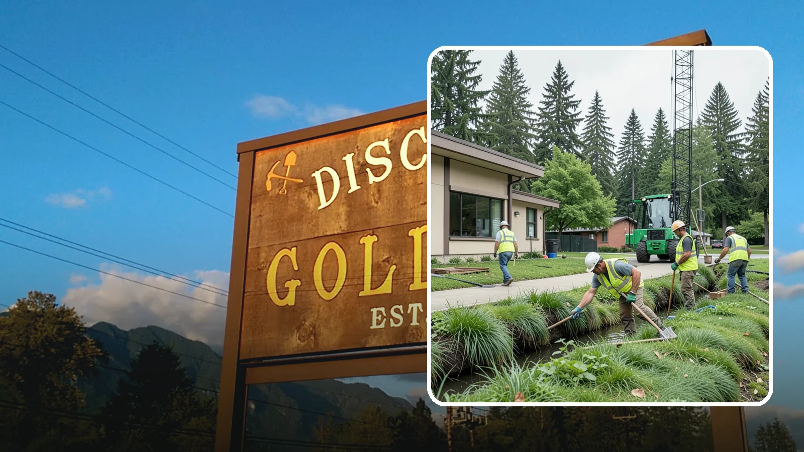 Swale Maintenance in Gold Bar, Snohomish County, WA - Bioswale and grassed swale maintenance that preserves stormwater treatment performance and conveyance capacity.