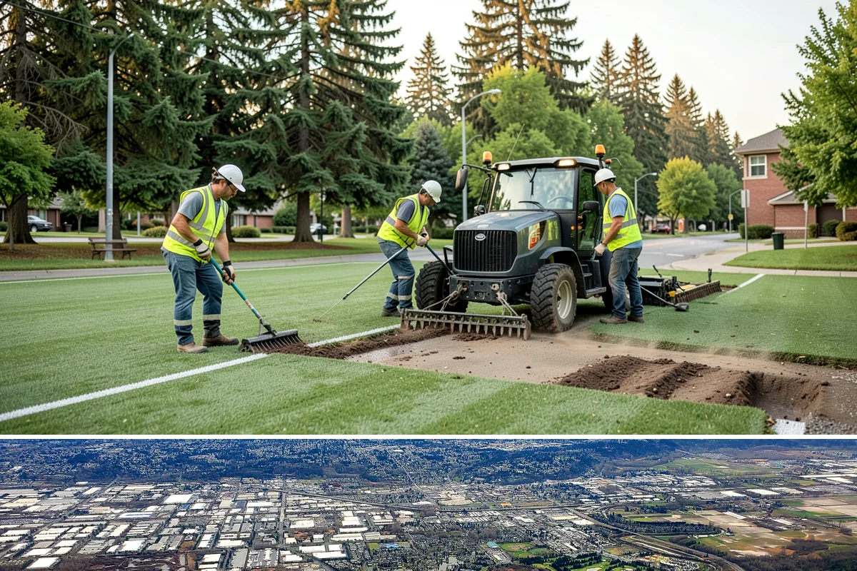 Swale Maintenance in Kent, King County, WA - Swale maintenance is cycled through the growing season, with a fall service to ensure treatment and conveyance are optimal for...