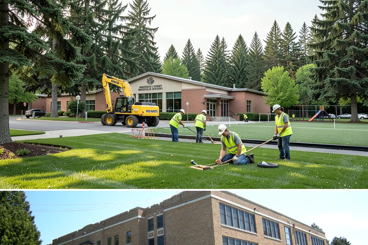 Swale Maintenance in Maple Valley, King County, WA - Swale maintenance is cycled through the growing season, with a fall service to ensure treatment and conveyance are optimal for...