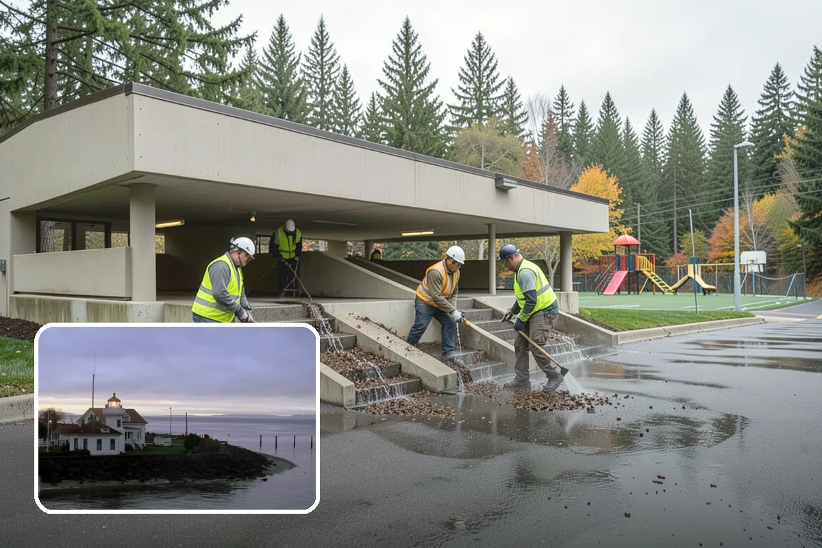 Swale Maintenance in Mukilteo, Snohomish County, WA - Preserves the treatment credit these facilities provide