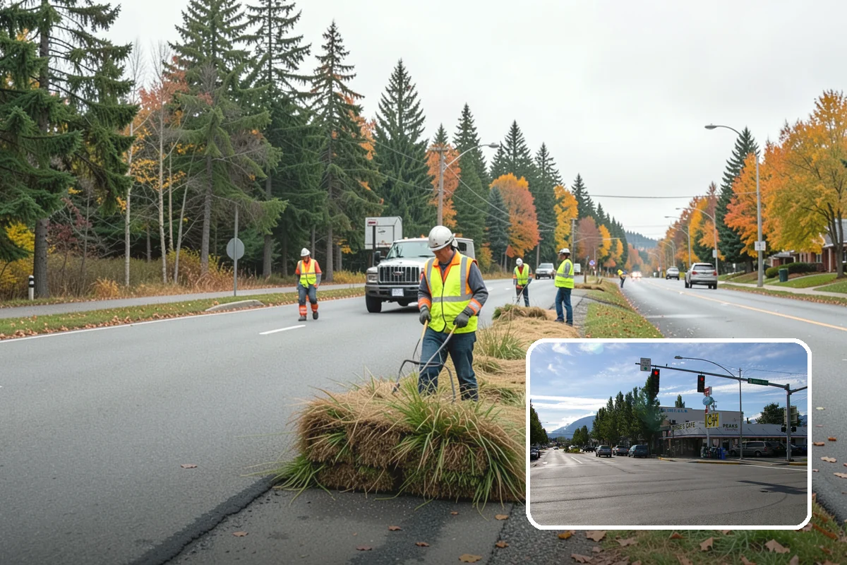 Swale Maintenance in North Bend, King County, WA - Preserves the treatment credit these facilities provide