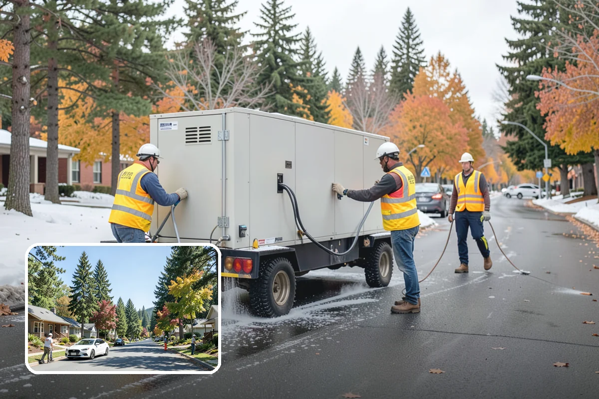 Swale Maintenance in Orting, Pierce County, WA - Preserves the treatment credit these facilities provide
