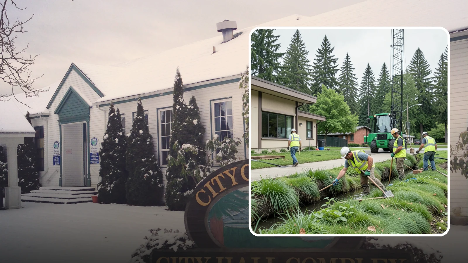Swale Maintenance in Pacific, King County, WA - Bioswale and grassed swale maintenance that preserves stormwater treatment performance and conveyance capacity.