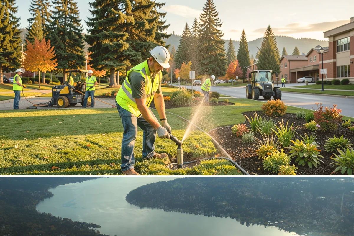 Swale Maintenance in Sammamish, King County, WA - Swale maintenance is cycled through the growing season, with a fall service to ensure treatment and conveyance are optimal for...