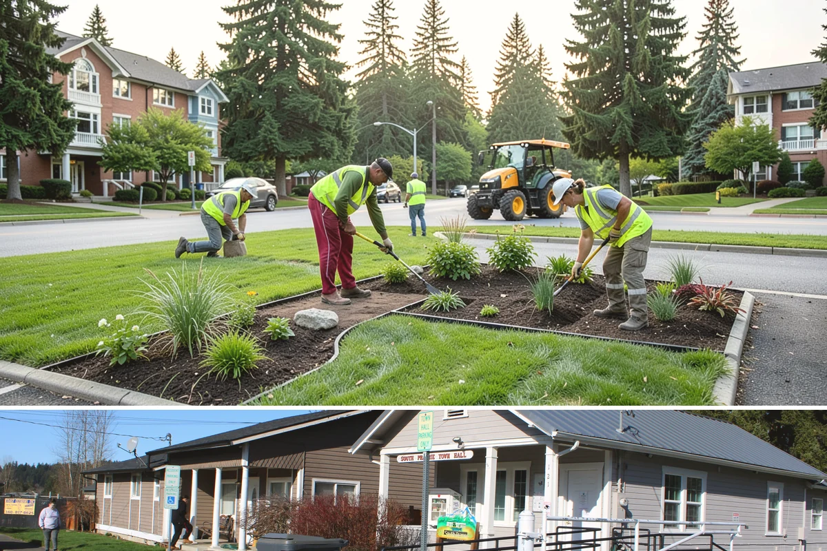 Swale Maintenance in South Prairie, Pierce County, WA - Swale maintenance is cycled through the growing season, with a fall service to ensure treatment and conveyance are optimal for...