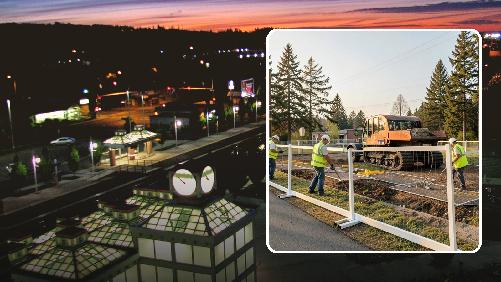 Temporary Fencing in Auburn, King County, WA - Temporary fencing secures work sites, events, and hazards on public property quickly and safely.