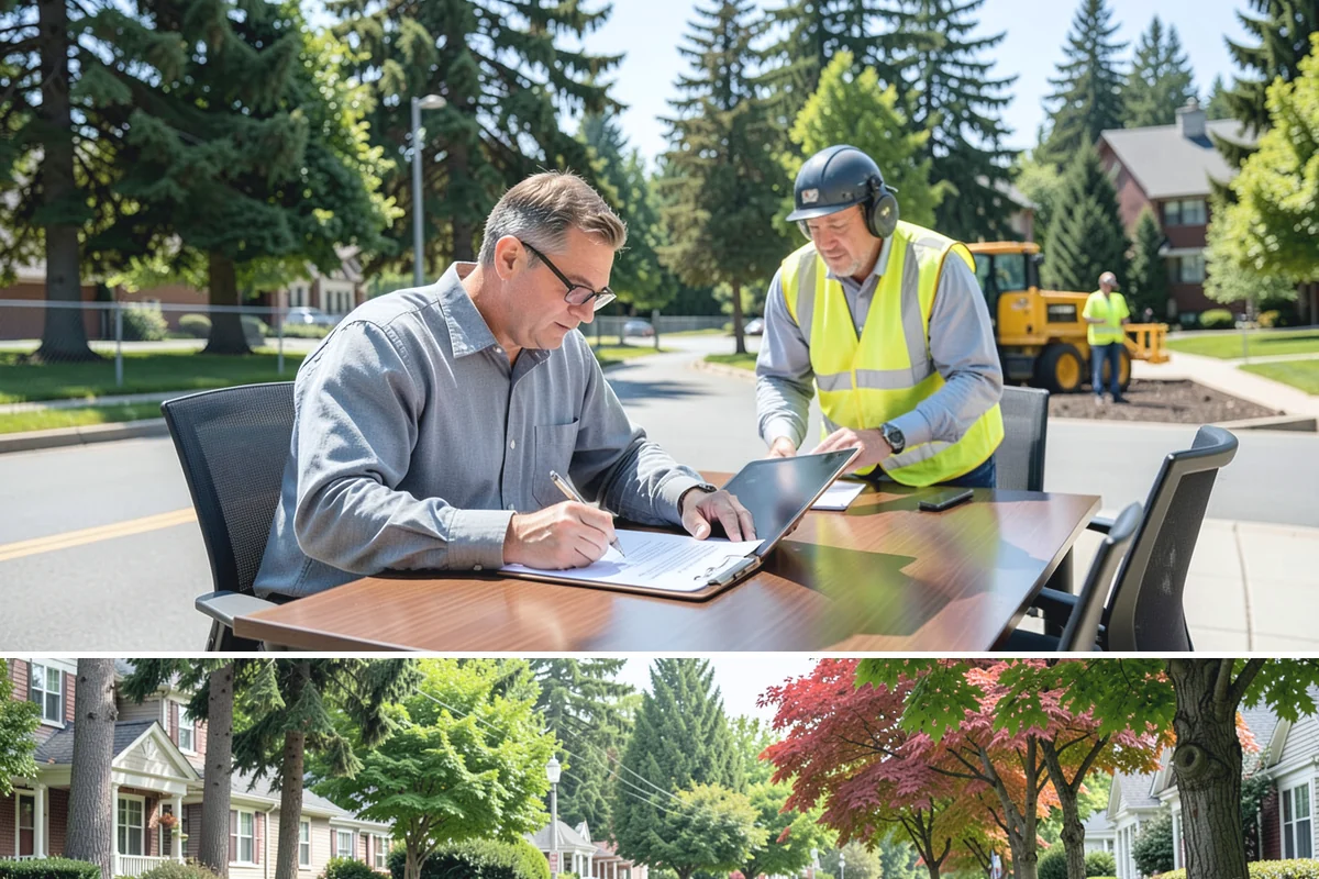 Temporary Fencing in Beaux Arts Village, King County, WA - Demand peaks in the summer construction and event season, with wind bracing emphasized during fall and winter installs.