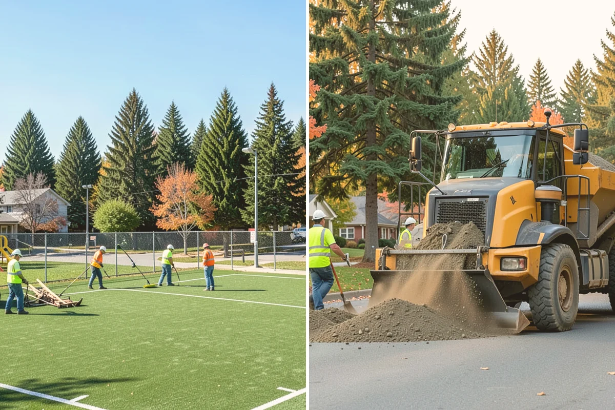 Temporary Fencing in Bellevue, King County, WA - Confirm perimeter, duration, and access points