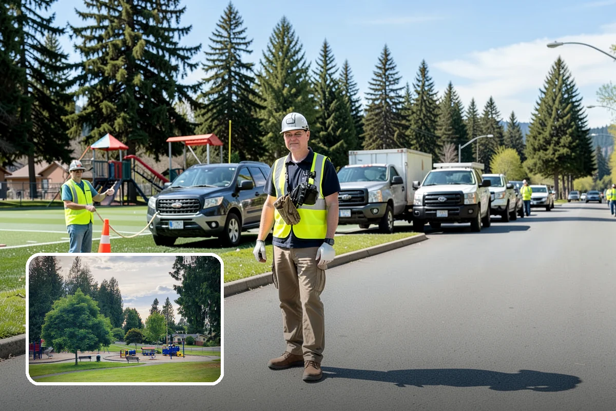 Temporary Fencing in Bonney Lake, Pierce County, WA - Rapid perimeter security for sites and events