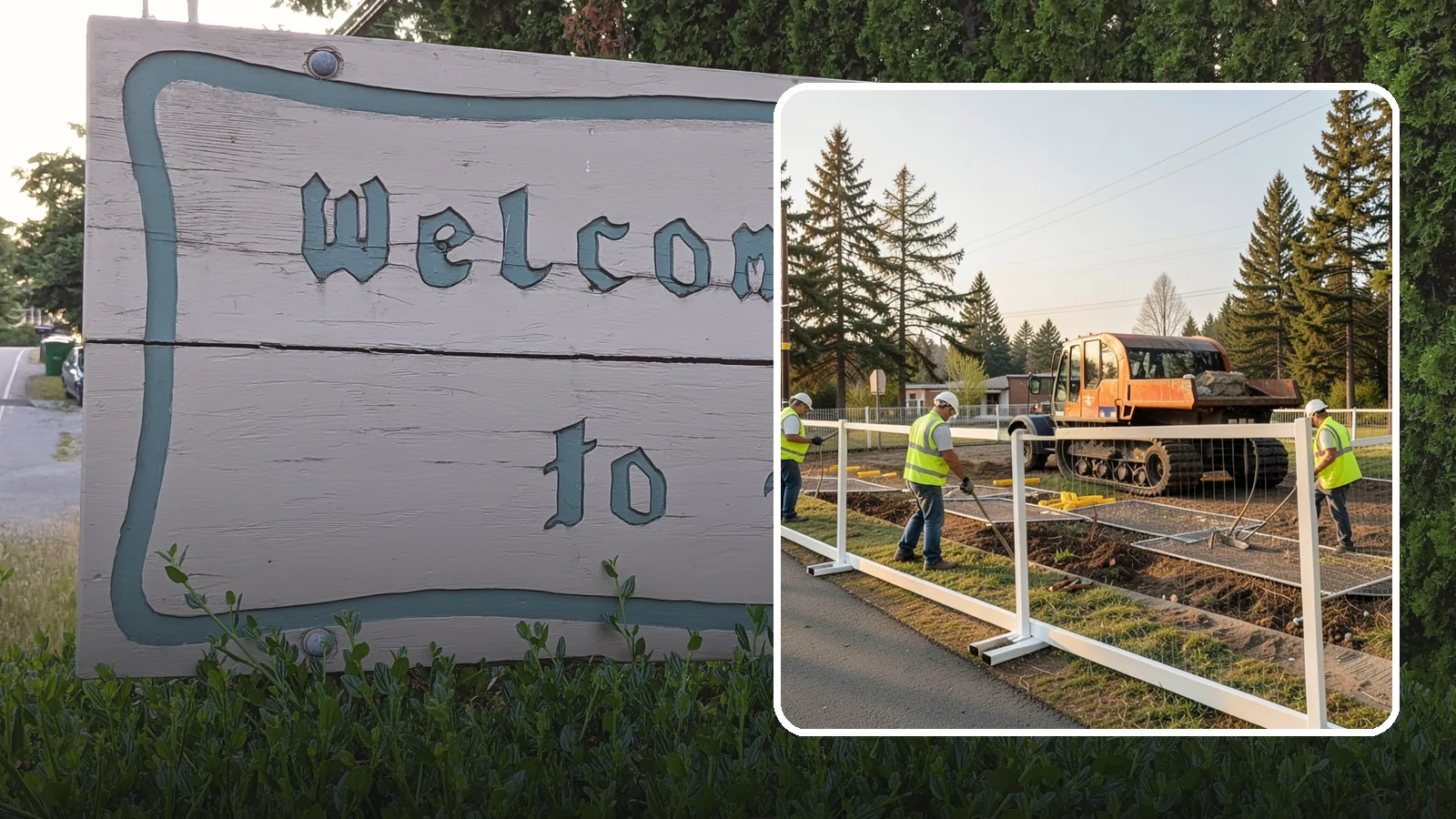 Temporary Fencing in Brier, Snohomish County, WA - Temporary fencing secures work sites, events, and hazards on public property quickly and safely.