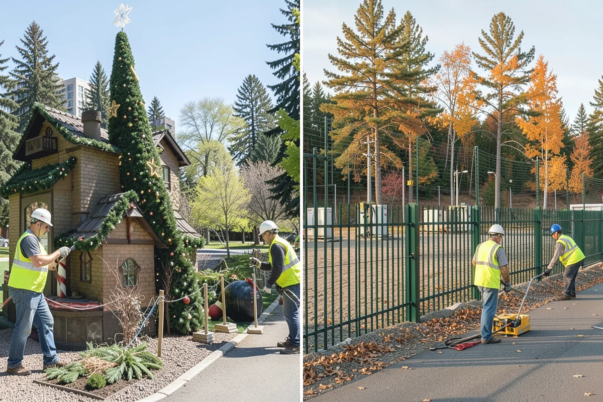 Temporary Fencing in Marysville, Snohomish County, WA - Confirm perimeter, duration, and access points