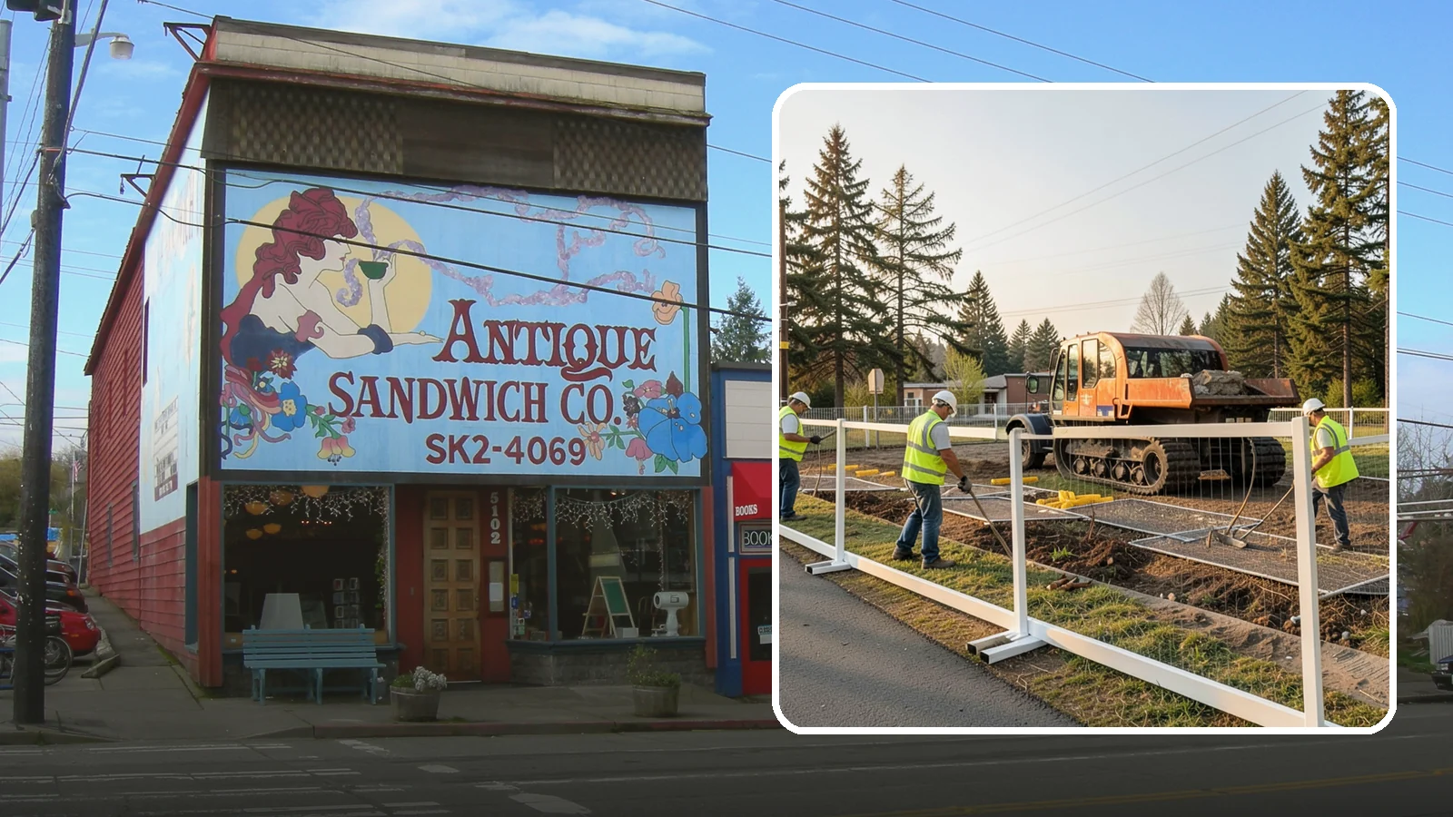 Temporary Fencing in Ruston, Pierce County, WA - Temporary fencing secures work sites, events, and hazards on public property quickly and safely.