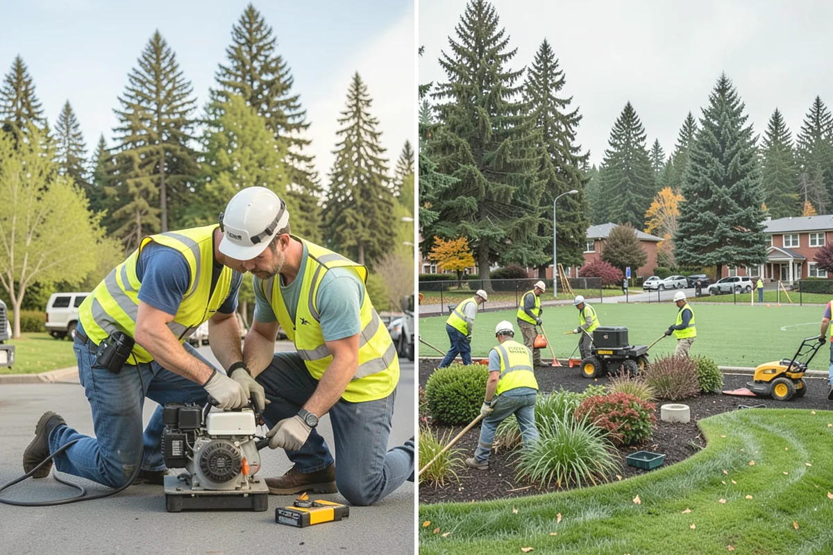 Temporary Fencing in University Place, Pierce County, WA - Confirm perimeter, duration, and access points