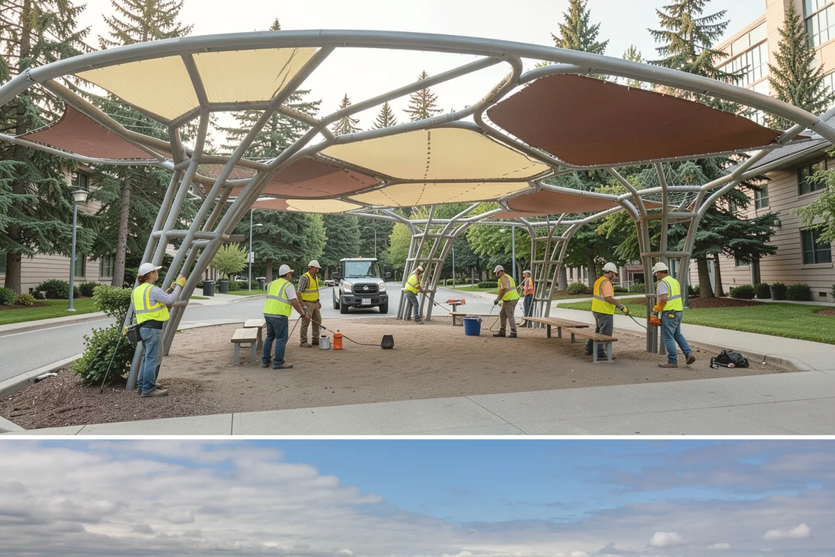 Temporary Fencing in University Place, Pierce County, WA - Demand peaks in the summer construction and event season, with wind bracing emphasized during fall and winter installs.