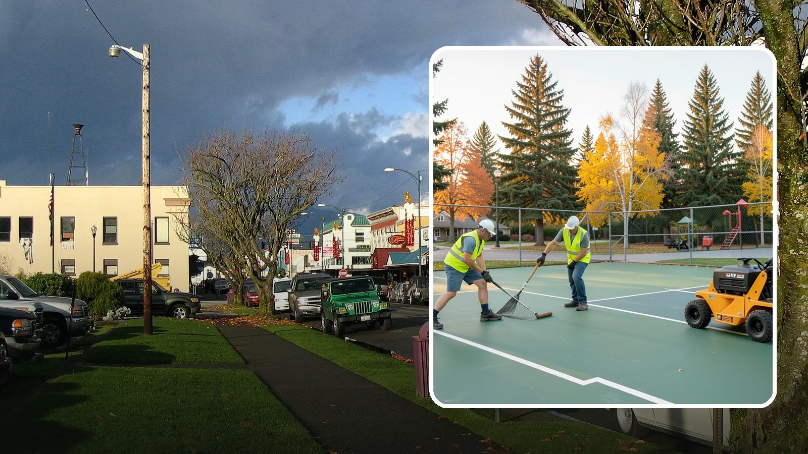 Tennis Court Maintenance in Arlington, Snohomish County, WA - Routine cleaning and minor repair that protects public tennis court investments across municipal park systems.
