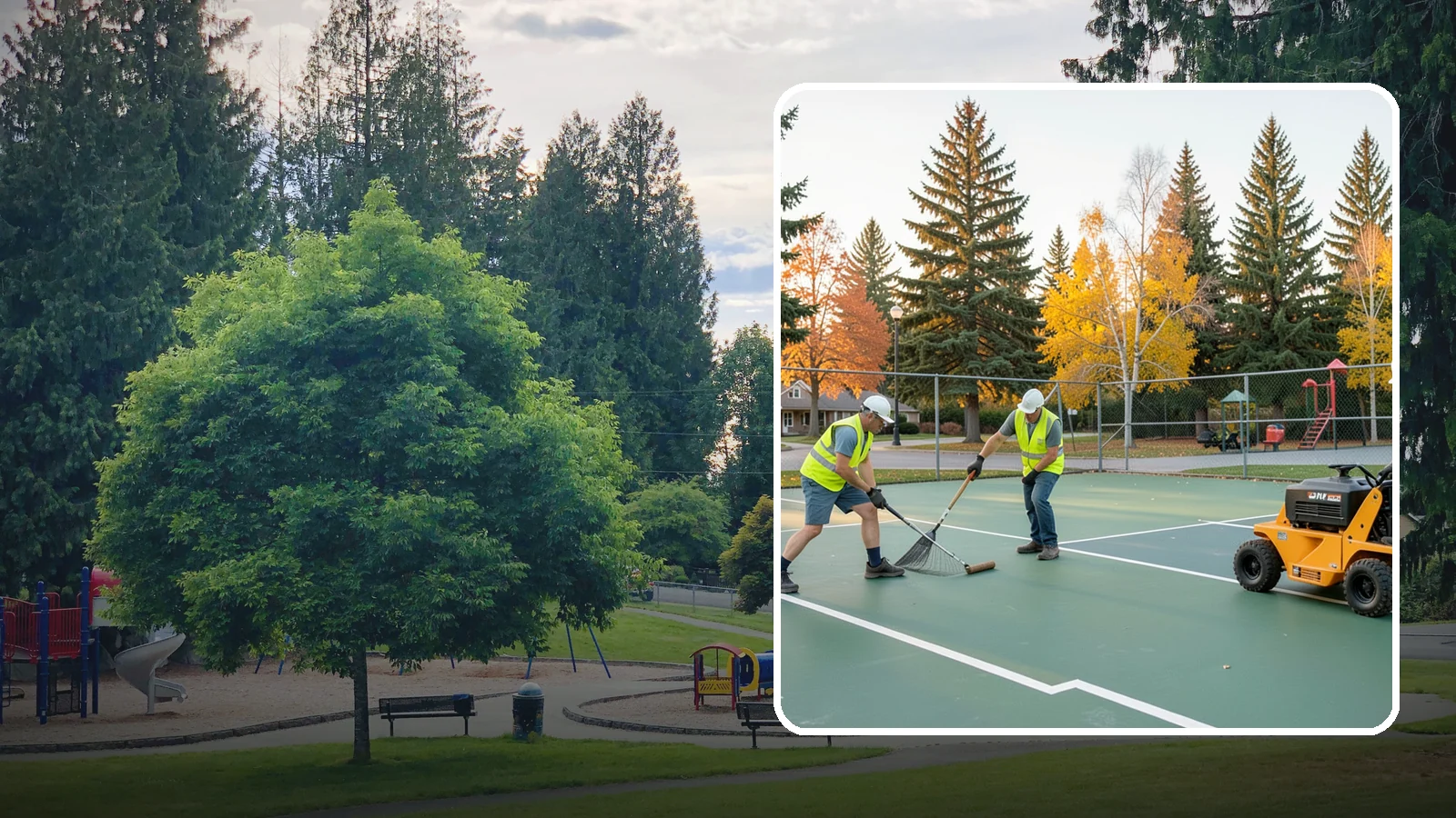 Tennis Court Maintenance in Bonney Lake, Pierce County, WA - Routine cleaning and minor repair that protects public tennis court investments across municipal park systems.